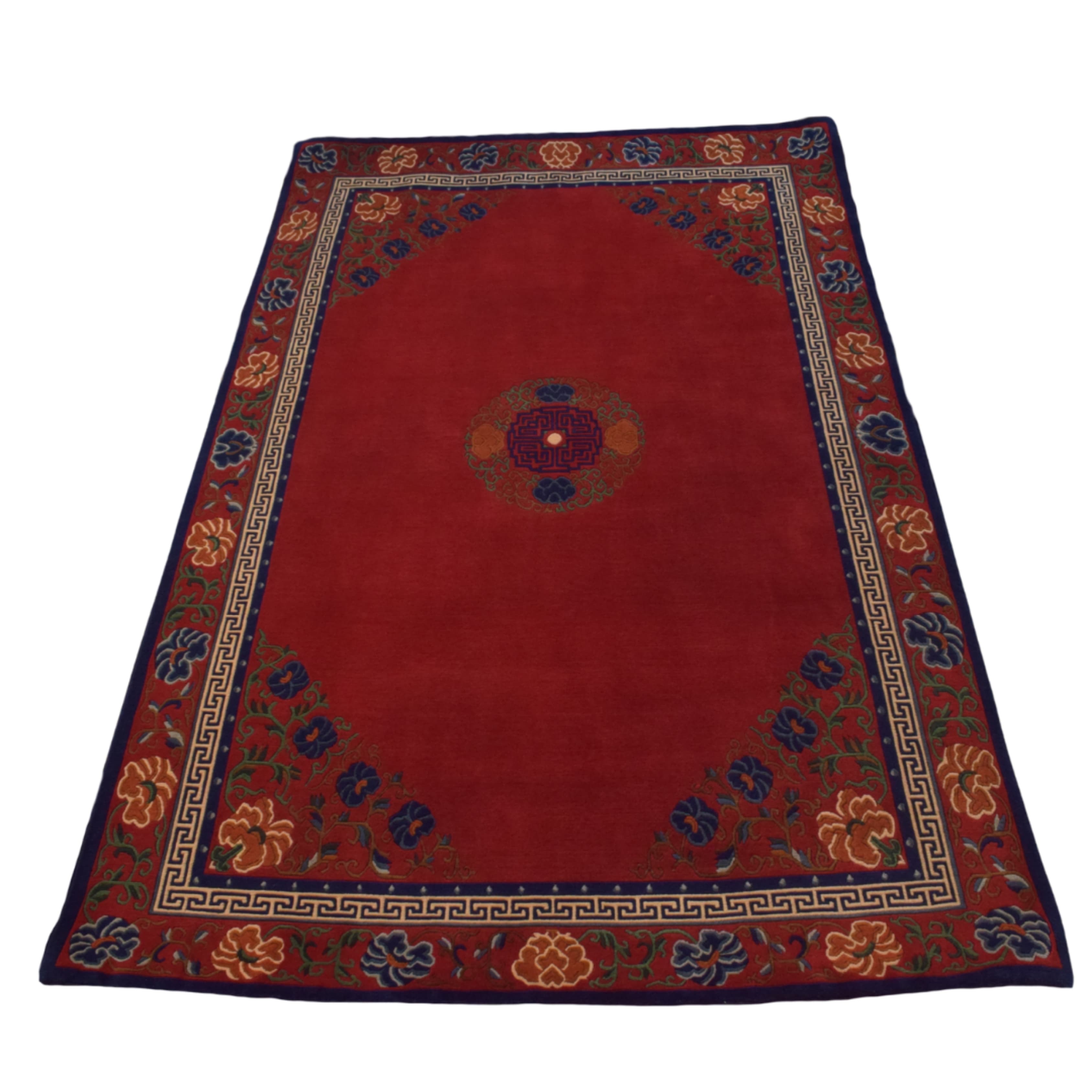 Tibetan Heritage Red Handmade Carpet