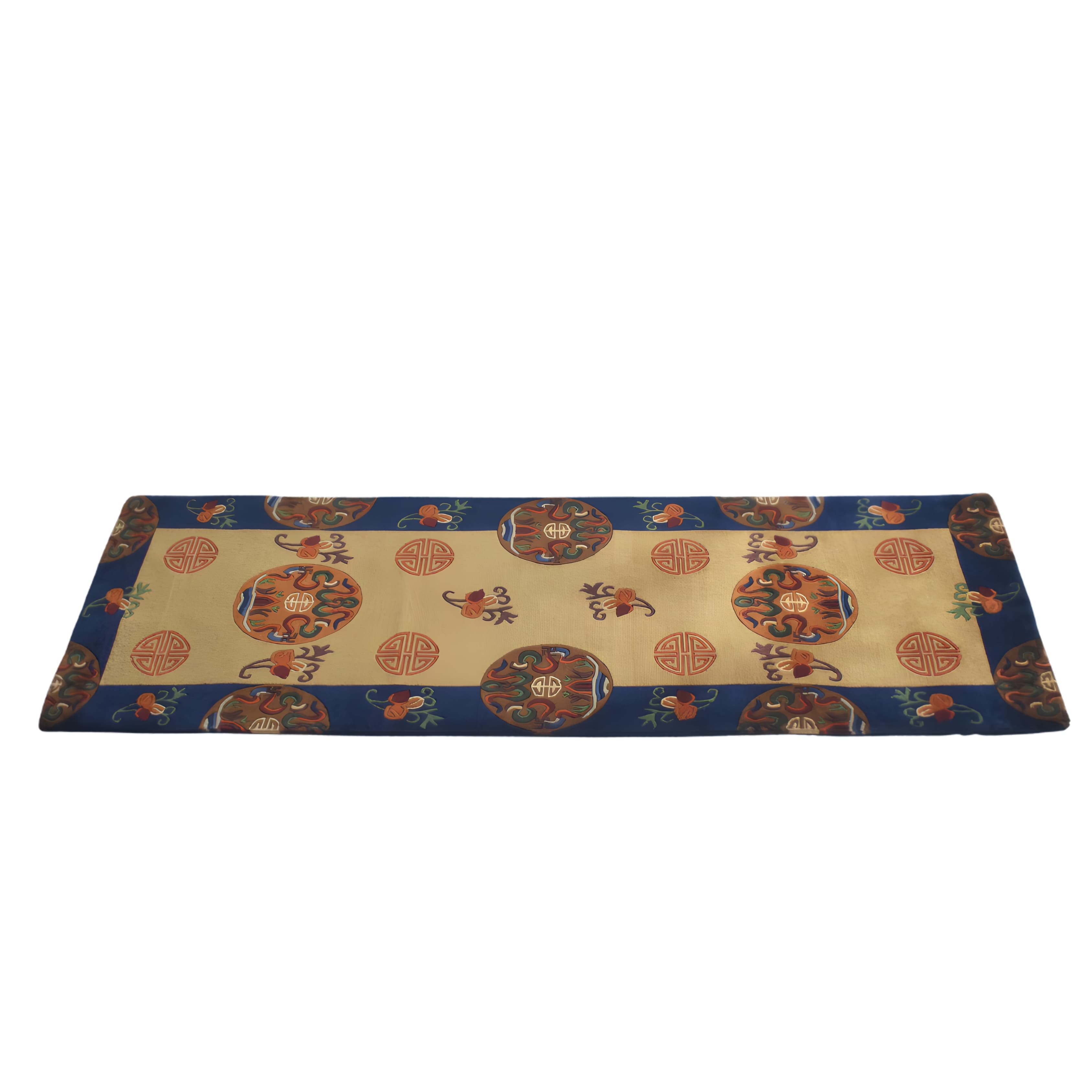 Imperial Medallion Tibetan Runner Carpet